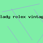 lady rolex vintage watch