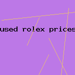 used rolex prices