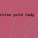 rolex gold lady