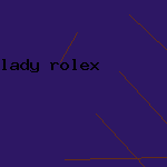 lady rolex