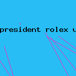 president rolex used