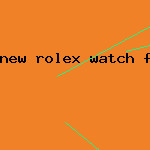 new rolex watch for sale