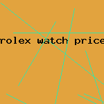 rolex watch price list