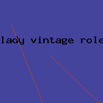 lady vintage rolex