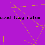 used lady rolex