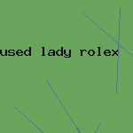 used lady rolex