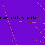 new rolex watch