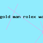 gold man rolex watch