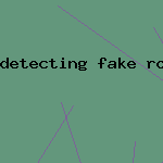 detecting fake rolex