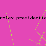 rolex presidential