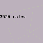 3525 rolex