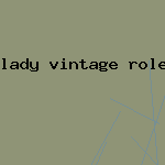 lady vintage rolex