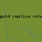 gold replica rolex watch