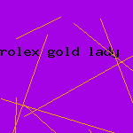 rolex gold lady