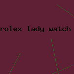 rolex lady watch preowned