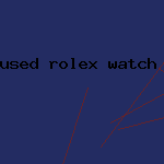 used rolex watch