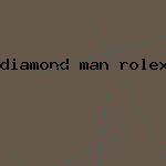 diamond man rolex watch