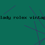 lady rolex vintage watch