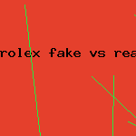 rolex fake vs real