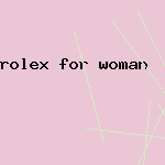 rolex for woman