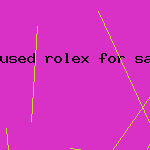 used rolex for sale