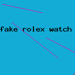 fake rolex watch