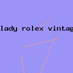 lady rolex vintage watch