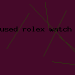 used rolex watch