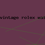 vintage rolex watch