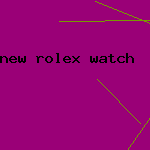 new rolex watch