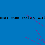 man new rolex watch