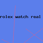 rolex watch real or fake