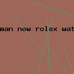 man new rolex watch