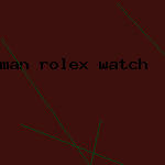 man rolex watch