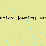 rolex jewelry watch