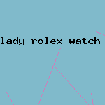 lady rolex watch