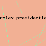 rolex presidential