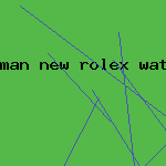 man new rolex watch