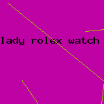 lady rolex watch