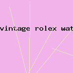 vintage rolex watch