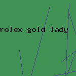 rolex gold lady