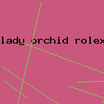 lady orchid rolex