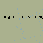 lady rolex vintage watch