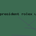 president rolex used