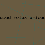 used rolex prices