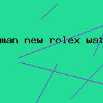 man new rolex watch