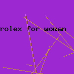 rolex for woman