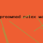 preowned rolex watch