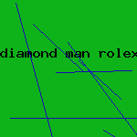 diamond man rolex watch