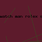 watch man rolex submariner